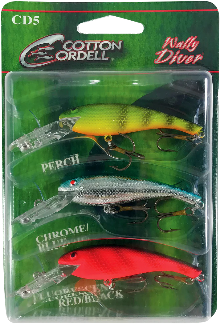 Cotton Cordell Wally Diver 3 Piece Variety Pack