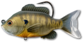LIVETARGET Sunfish Soft Body Top Hook Swimbait
