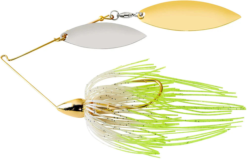 War Eagle Double Willow Gold Frame Spinnerbait 1 2 oz