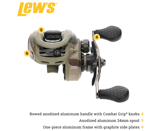 Lews American Hero Tier 1 Baitcasting Reel