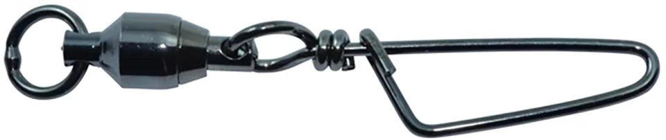 SPRO Ball Bearing Swivel w Coastlock Snap Welded Ring NS Black Finish