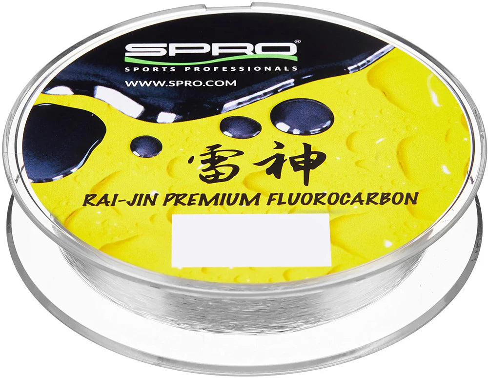 SPRO Rai Jin Premium Flurocarbon Mainline Filler Spools 164 Yard