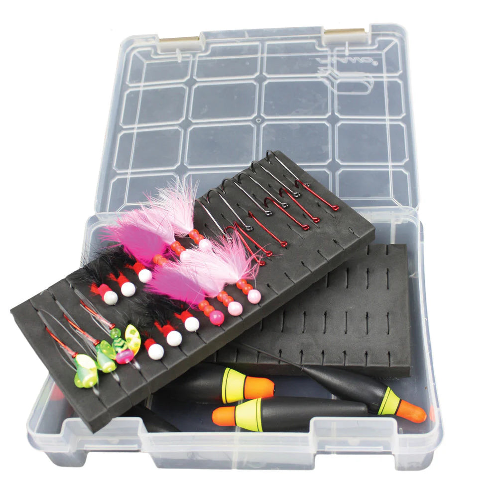 FishEng Jig and Leader Board Black Foam Leader Board