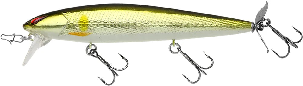 Nories Laydown Minnow Wake Prop Plus Topwater Walker Prop Bait 45 Inch
