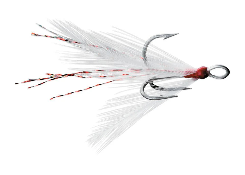 VMC 8651DT Feather Dressed X Rap Treble Hook 2 pack