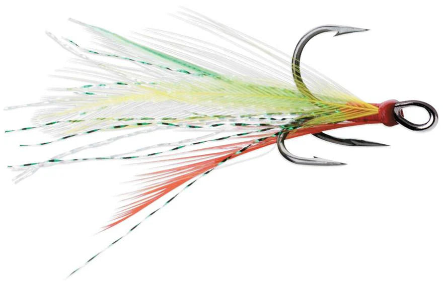 VMC 8651DT Feather Dressed X Rap Treble Hook 2 pack