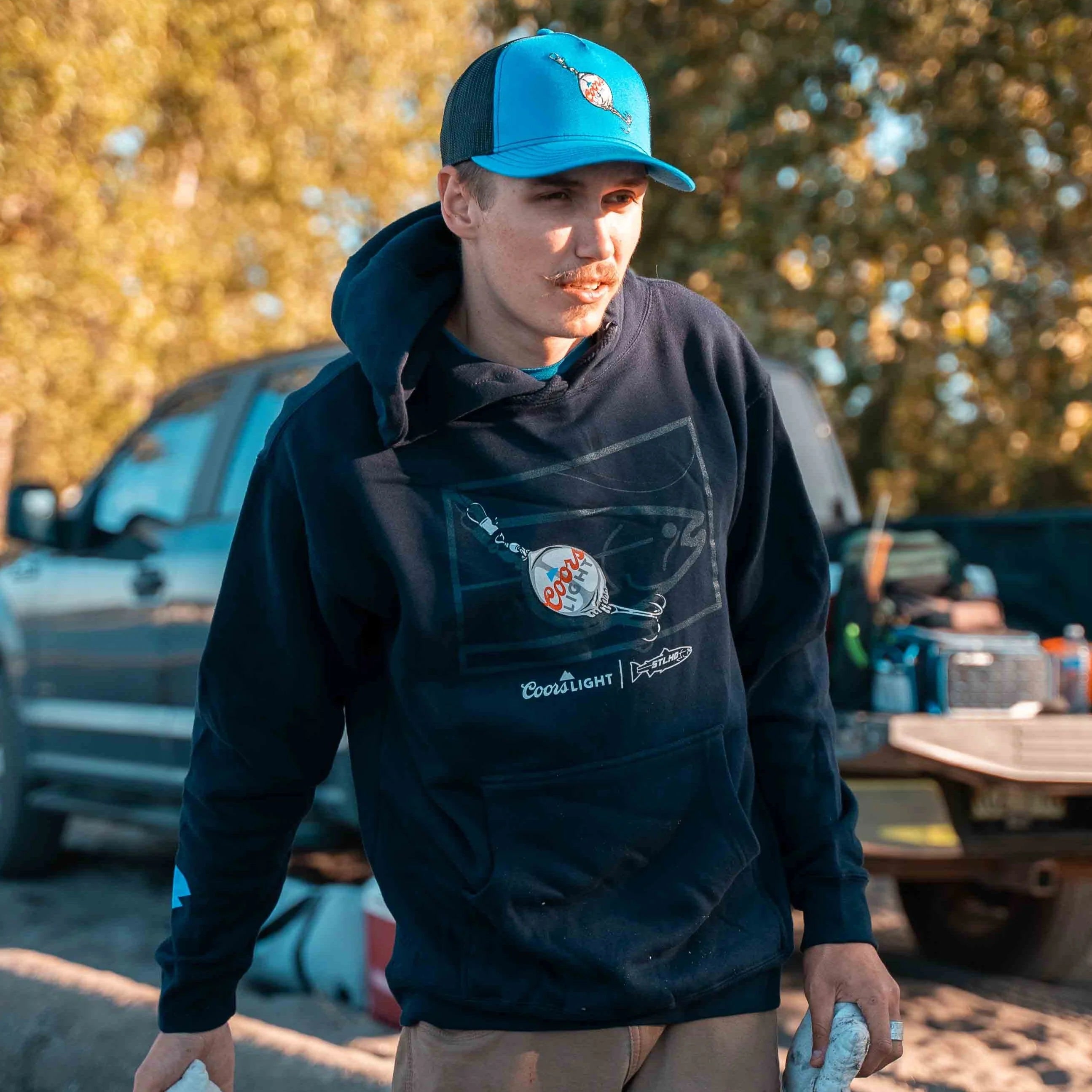STLHD Mens X Coors Light Lure Hoodie