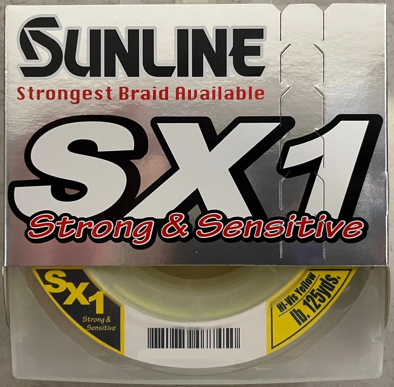 Sunline SX1 Braid High Vis Yellow Leader 125 yd