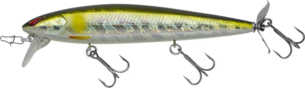 Nories Laydown Minnow Wake Prop Plus Topwater Walker Prop Bait 45 Inch