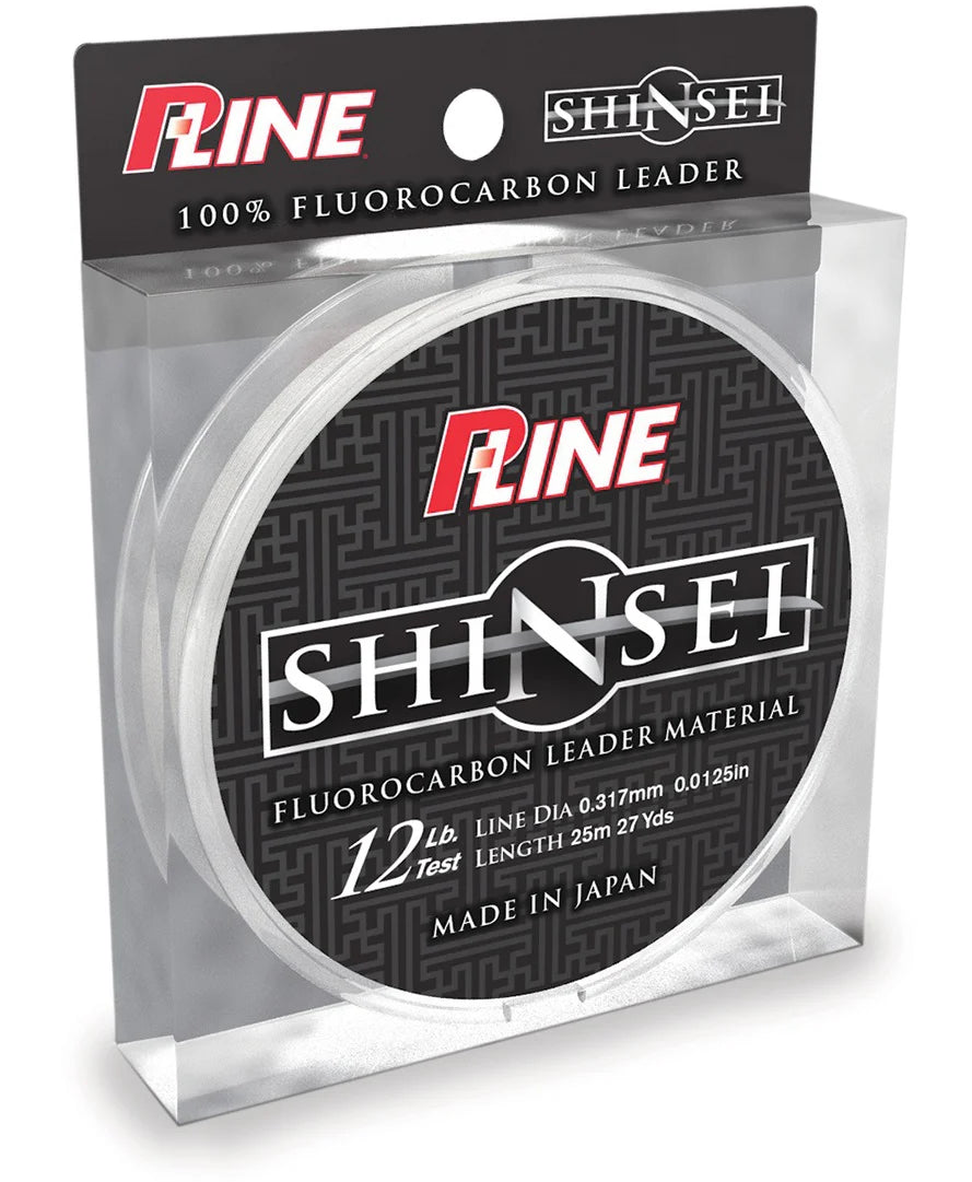 P Line Shinsei Clear 100 Pure Fluorocarbon Leader 27 Yards