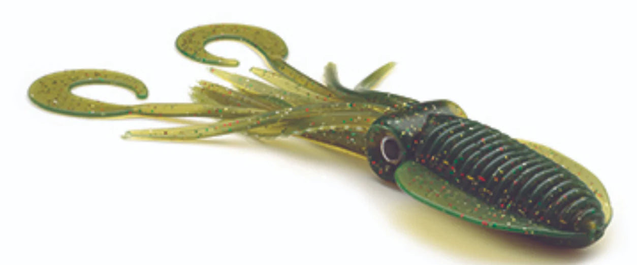 P Line Twin Tail Soft Plastic Squid