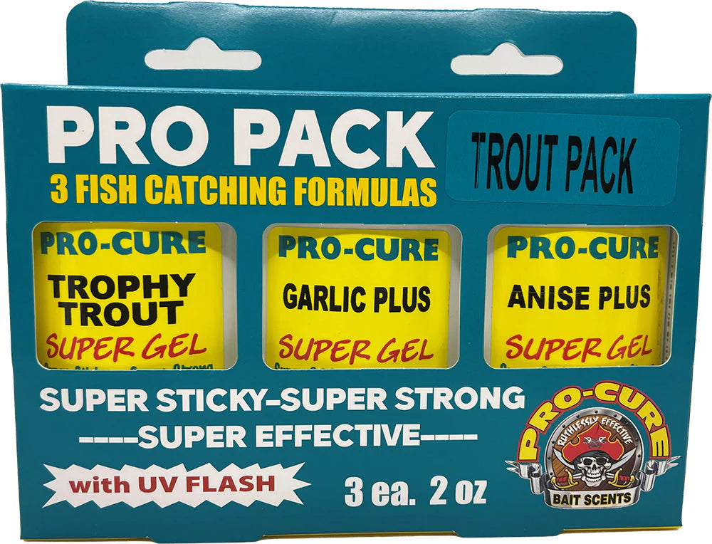 Pro Cure Pro Pack Three Fish Catching Formulas