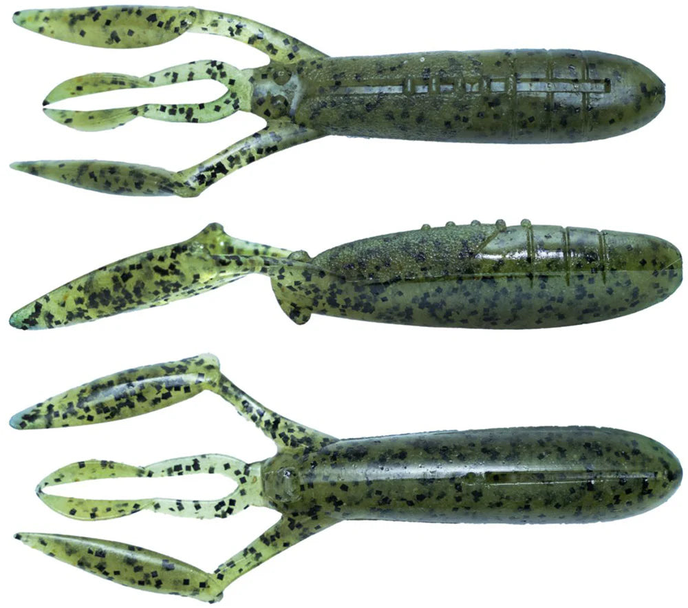 Keitech Glide Camaron 35 Inch Soft Plastic Craw 6 Pack