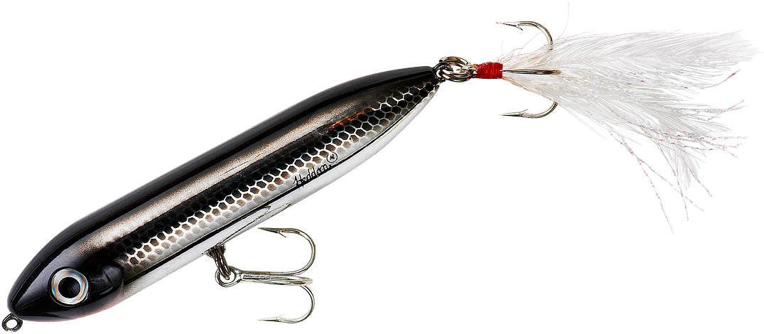 Heddon Super Spook Jr Feather Dressed 3 1 2 inch Topwater Walker