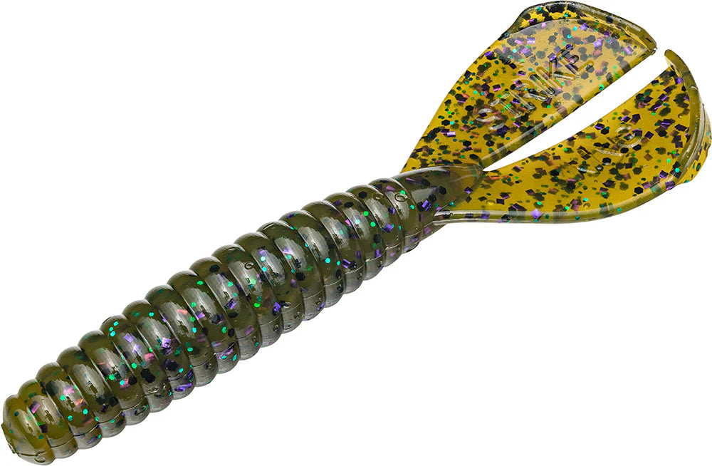 Strike King Twin Tail Rage Menace 35 inch Soft Plastic Grub 8 pack