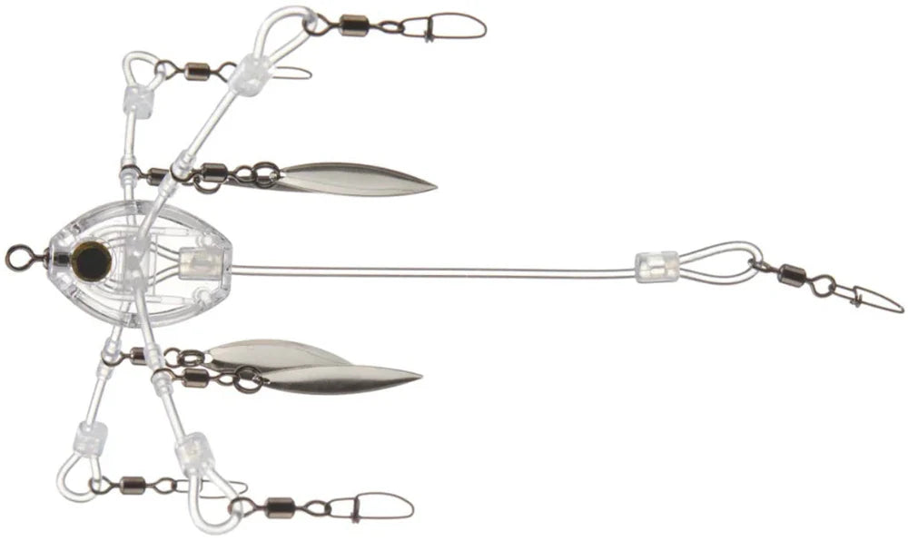Stealth Lures Clear Stealth Rig 4 Blade Design