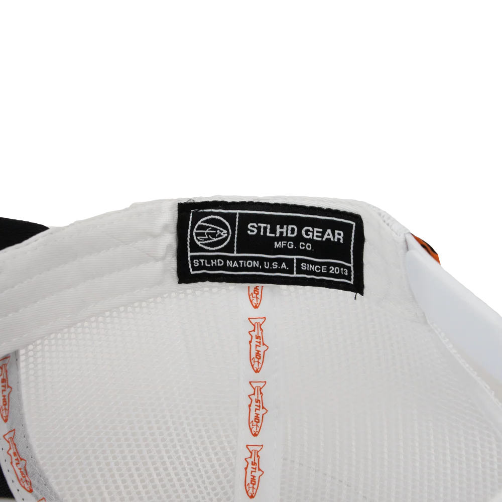STLHD Standard White Black Trucker Hat