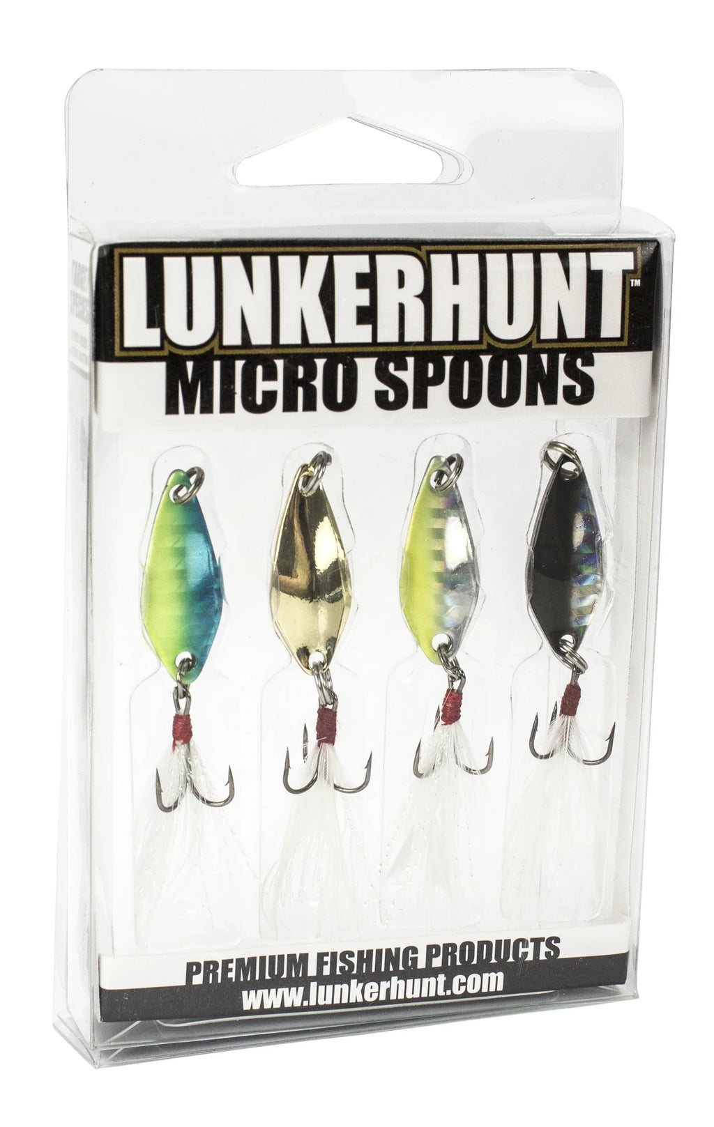 Lunkerhunt Micro Spoon 4 Piece Multi Pack