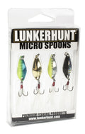 Lunkerhunt Micro Spoon 4 Piece Multi Pack