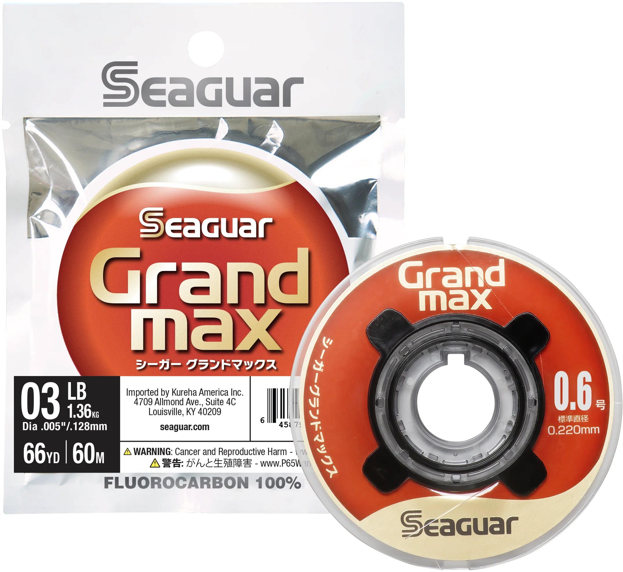 Seaguar JDM Grand Max Leader Material 66 Yard Spool