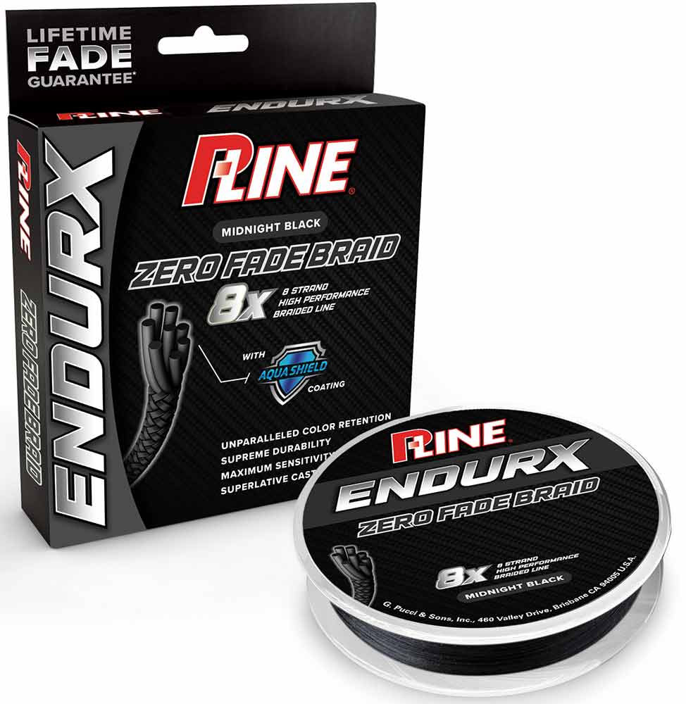 P Line EndurX No Fade Midnight Black Braid 150 Yard Spools