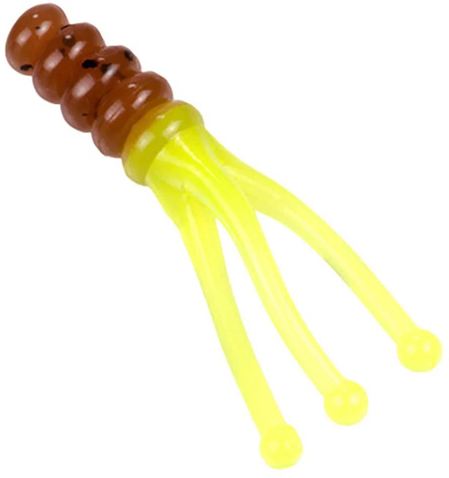 Mr Crappie Joker Triple Tail Soft Plastic Grub 15 pack