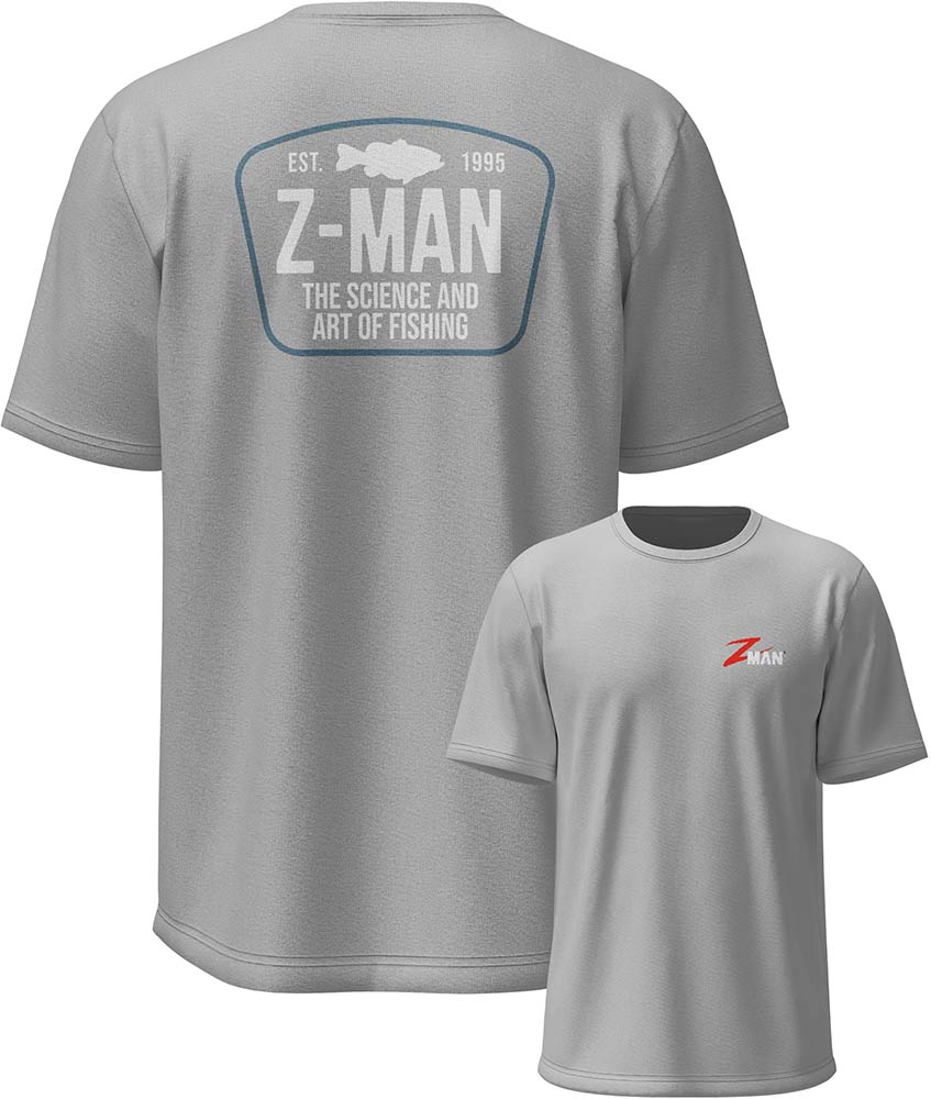Z Man Badge TeeZ Grey