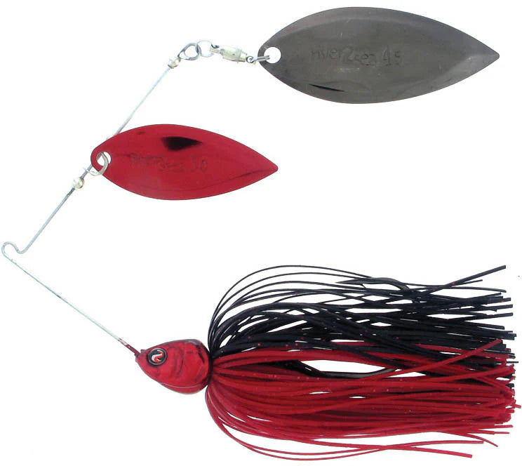 River2Sea Ish Monroe Bling Double Willow Spinnerbait 3 8 oz