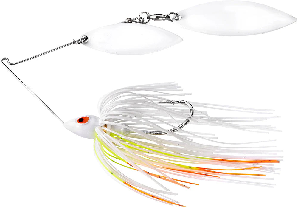 War Eagle Painted Head Nickel Frame Double Willow Spinnerbait 3 8 oz
