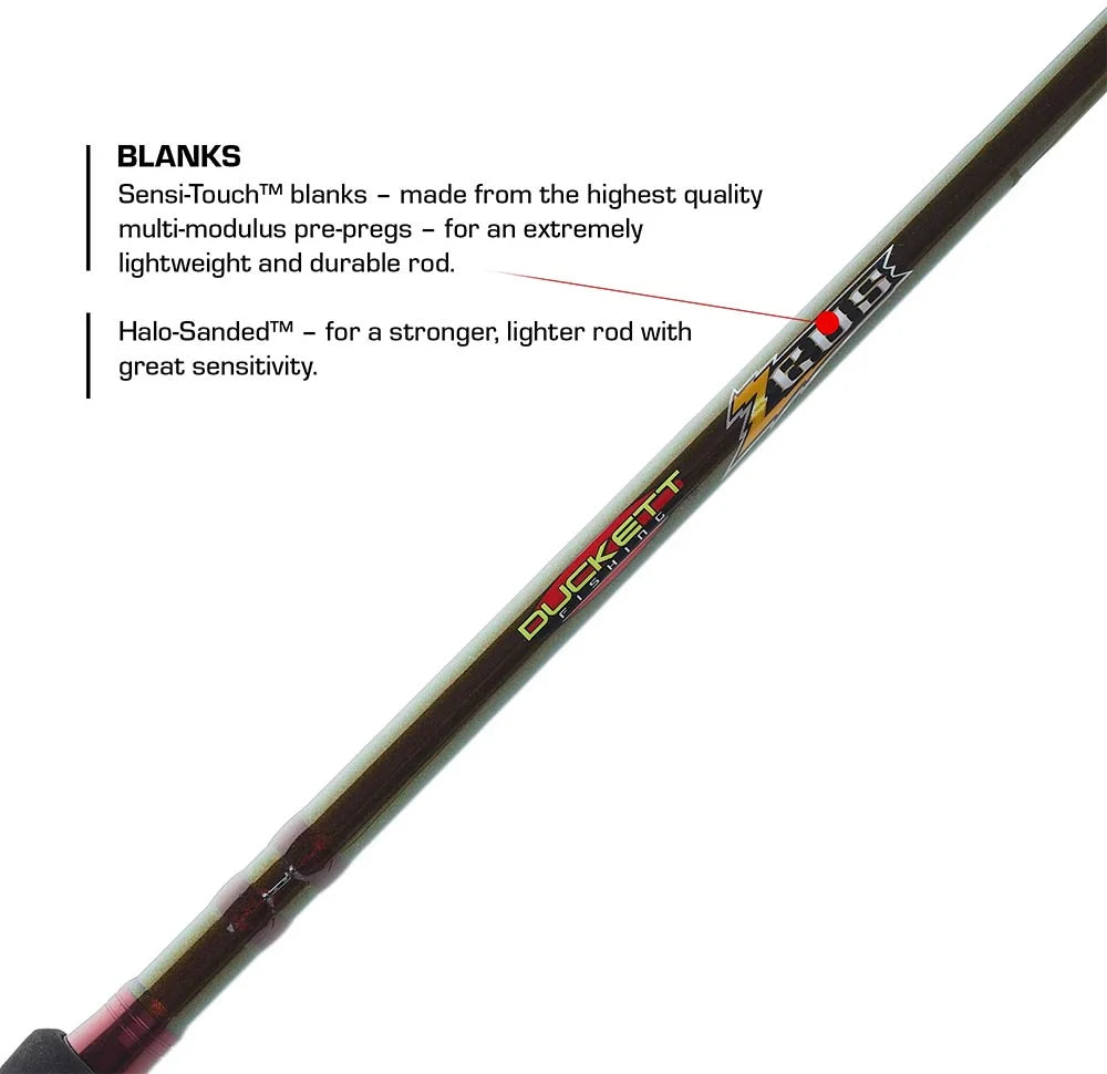 Duckett Fishing Zeus Series Casting Rods