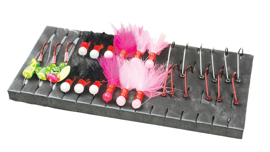 FishEng Jig and Leader Board Black Foam Leader Board