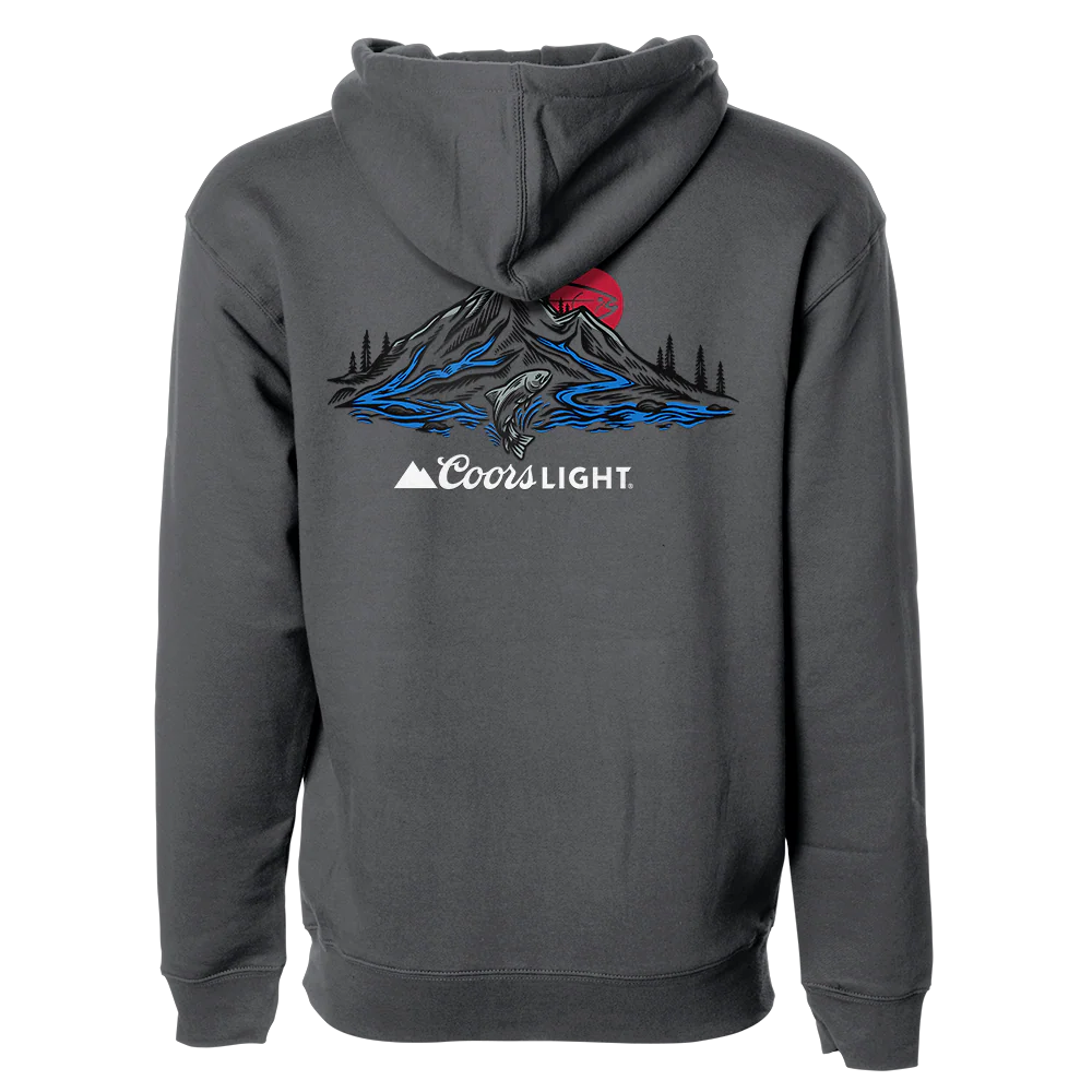 STLHD Mens X Coors Light Rocky Mountain Cool Premium Hoodie