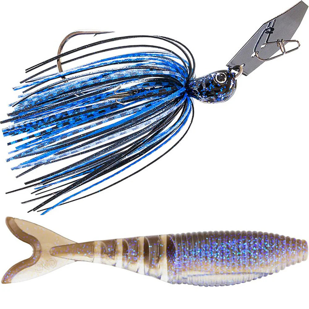 Z Man Jack Hammer Chatterbait Gary Yamamoto Zako Swimbait Combo