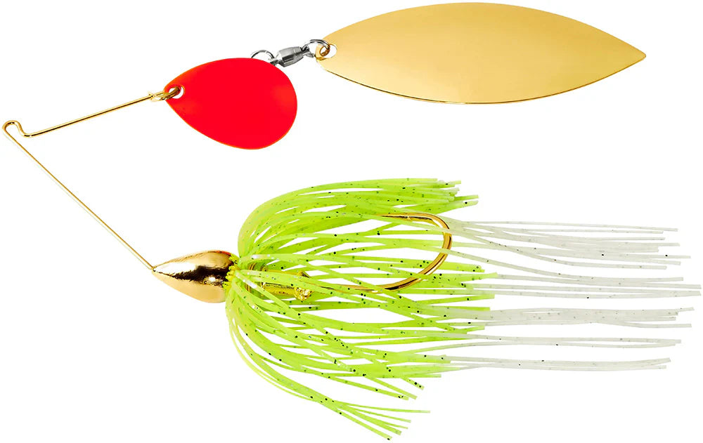 War Eagle Tandem Colorado Willow Gold Frame Spinnerbait 1 2 oz
