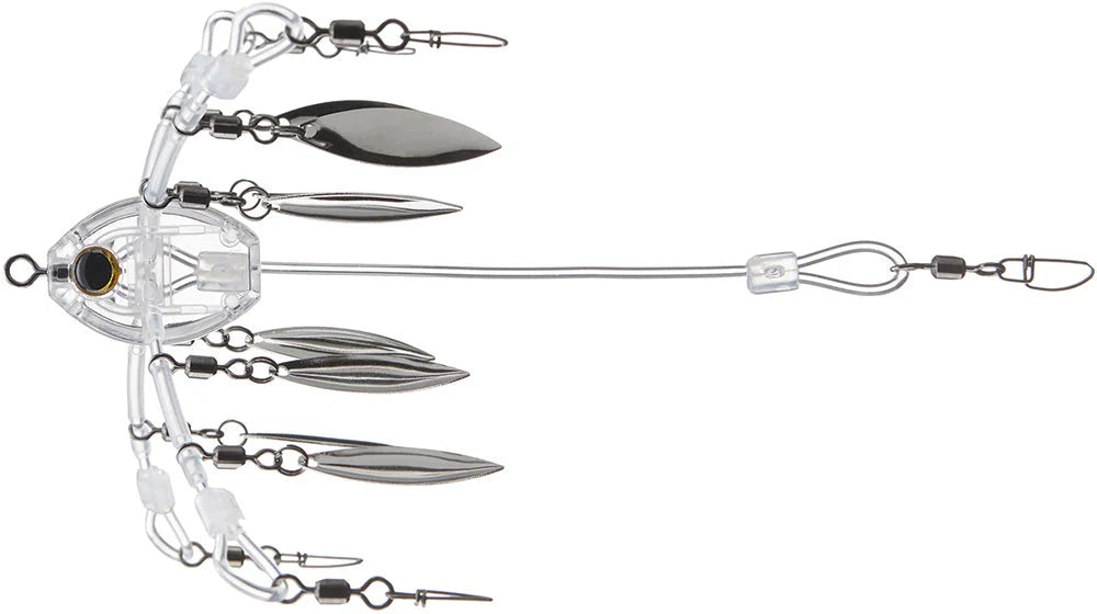 Stealth Lures Clear Stealth Rig 8 Blade Design
