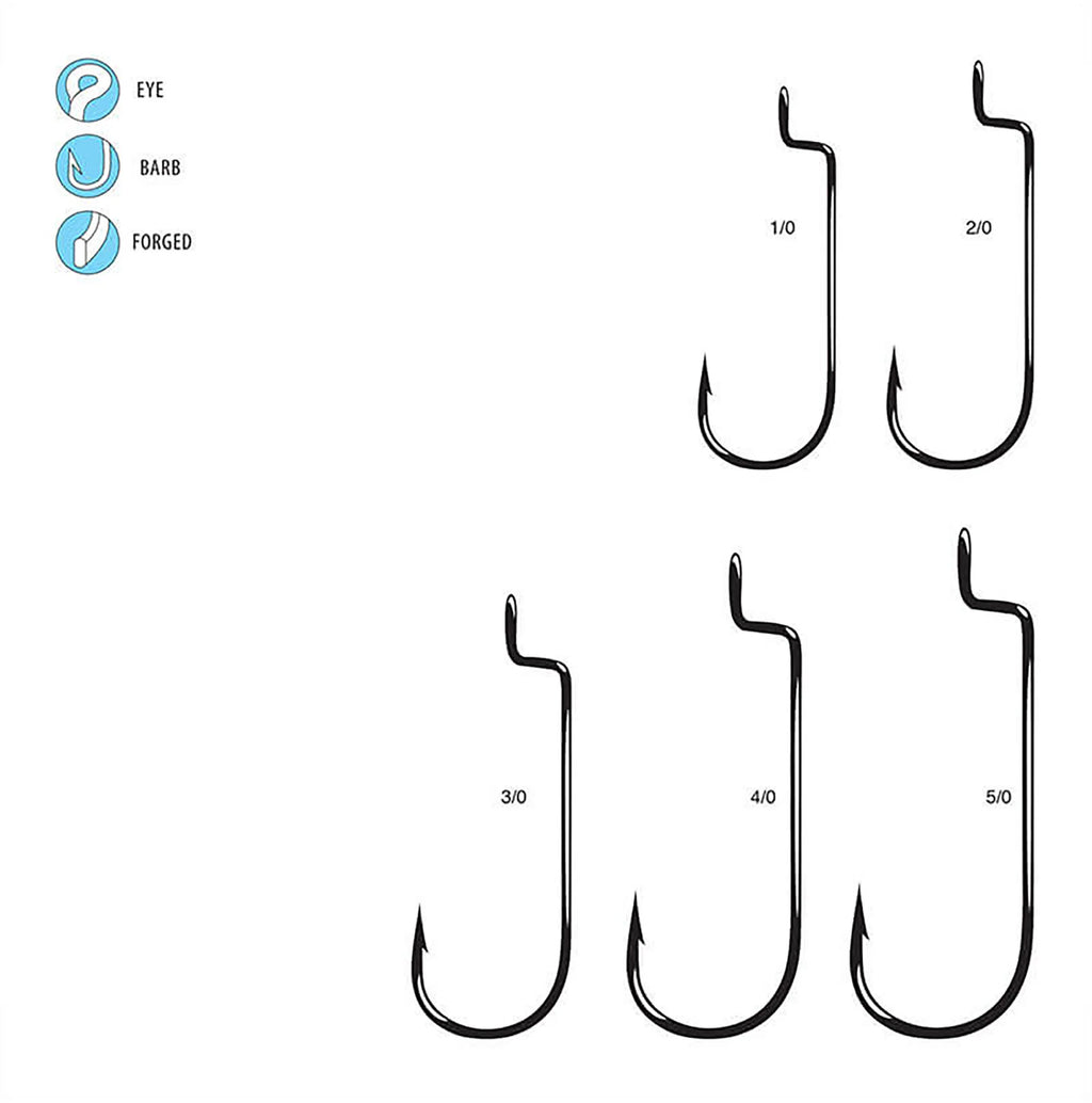 Gamakatsu Offset Shank RB Nano Alpha Worm Hooks
