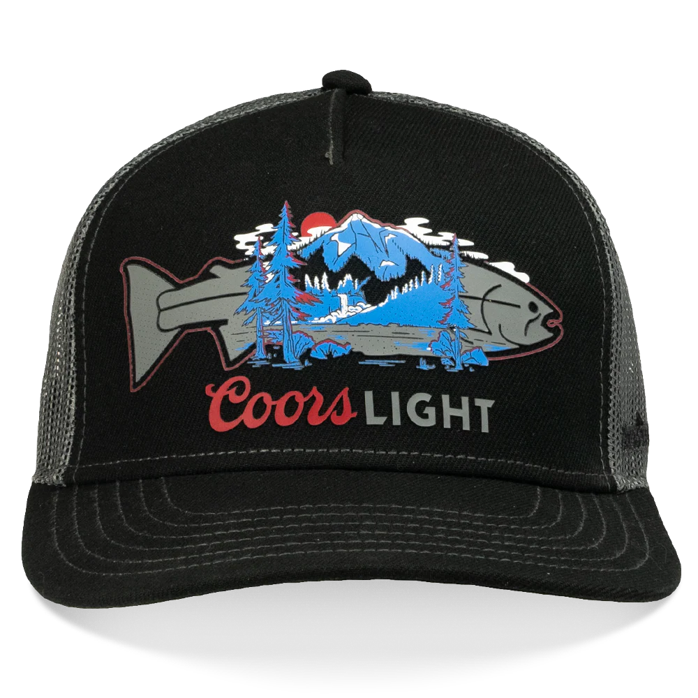STLHD X Coors Light Blue Mountains Trucker