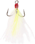 Mustad Alpha Point In Line Triple Grip Feathered Hooks 2 Pack