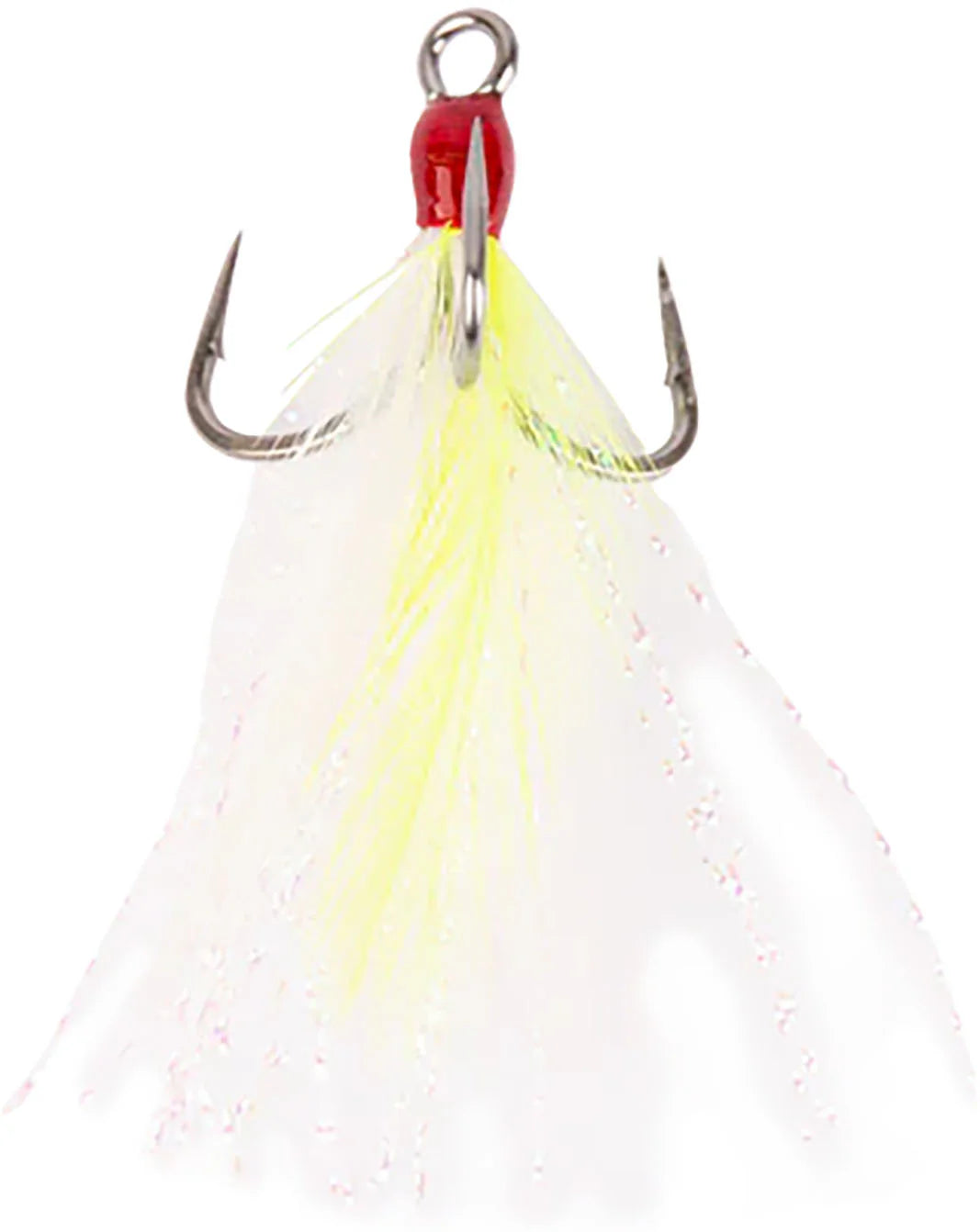 Mustad Alpha Point In Line Triple Grip Feathered Hooks 2 Pack