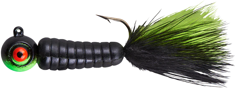 Lindy Fuzz E Grub Pre Rigged Hair Tail Soft Grub 2 pack