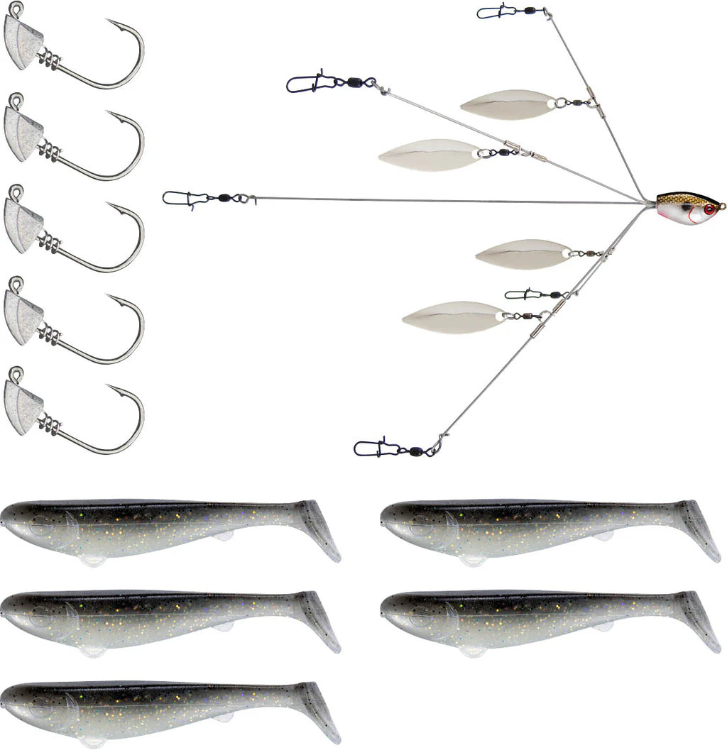 YUM Scottsboro Kit YUMbrella Flash Mob Jr 35 inch Swimbait Kit