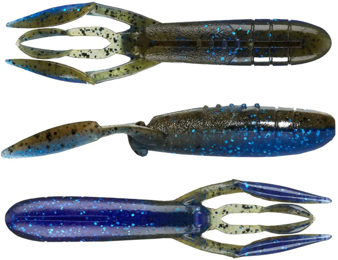 Keitech Glide Camaron 35 Inch Soft Plastic Craw 6 Pack
