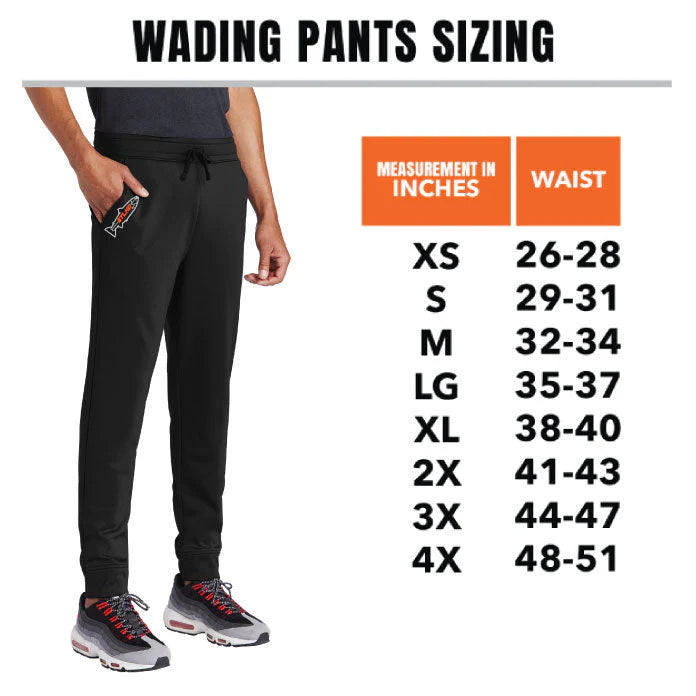 STLHD Mens North Fork Black Wading Pants