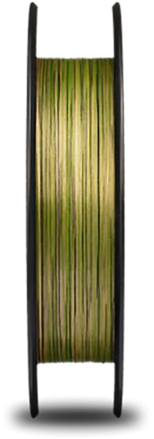 X Braid X8 Finesse Multicolor Green w White Markings Braid 165 Yard Spool
