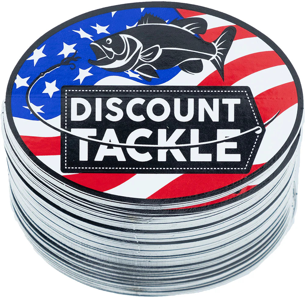 Discount Tackle Bulk Sticker Packs 100 Count
