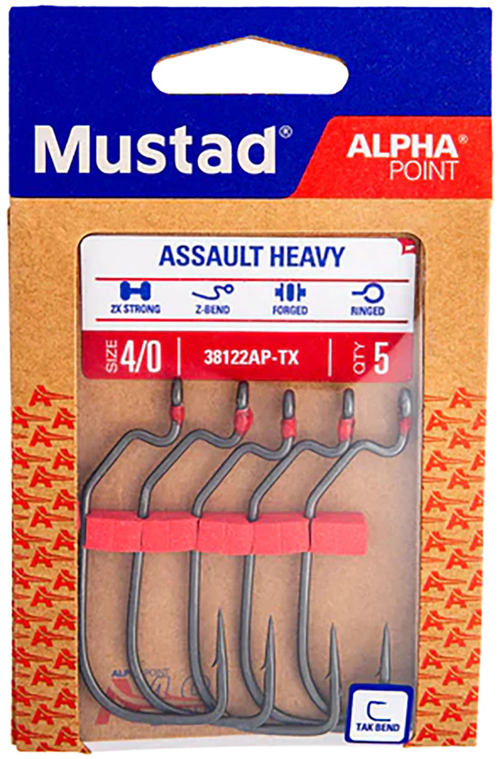 Mustad Alpha Point Inline Assault Heavy Hooks