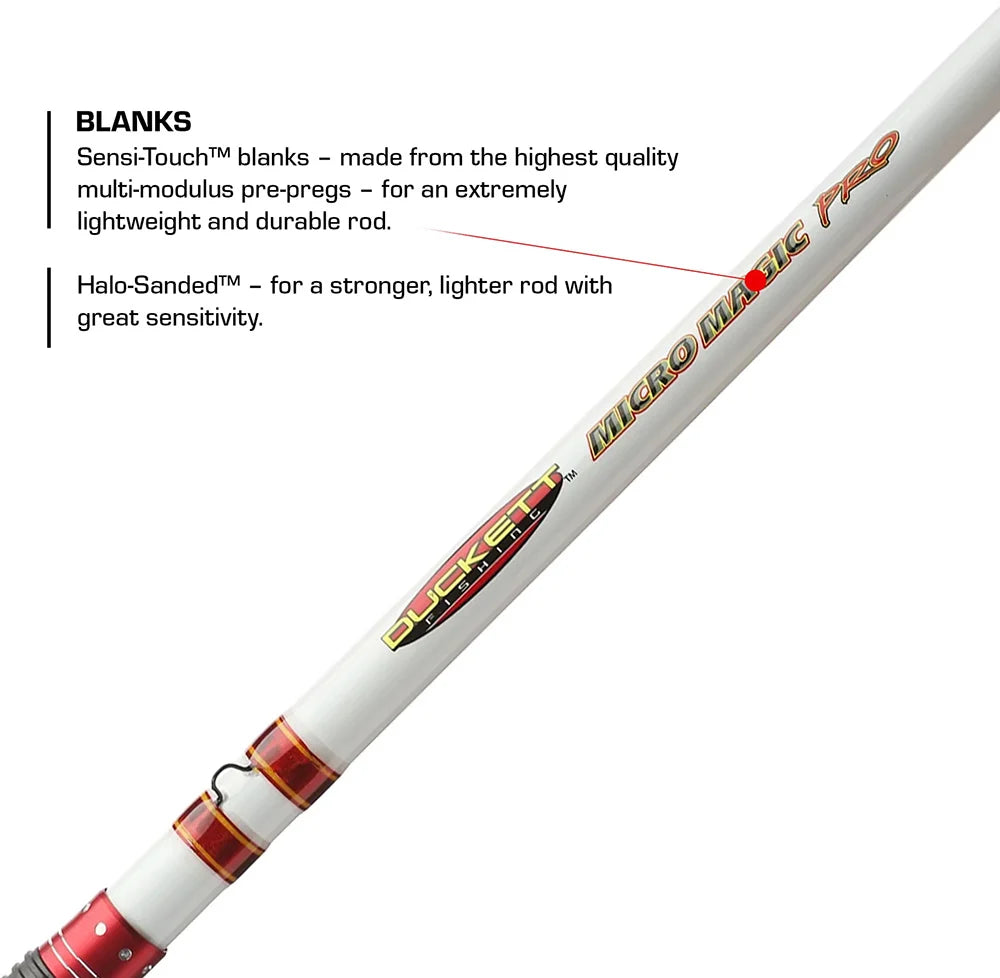 Duckett Fishing Micro Magic Pro Series Spinning Rod