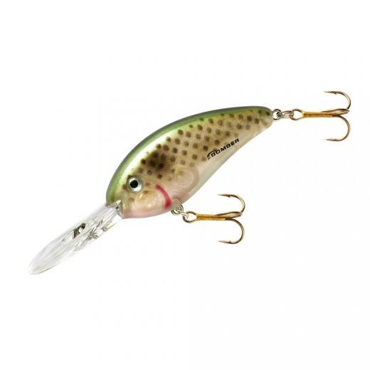 Bomber Fat Free Shad Fingerling 2 3 8 inch Medium Diving Crankbait