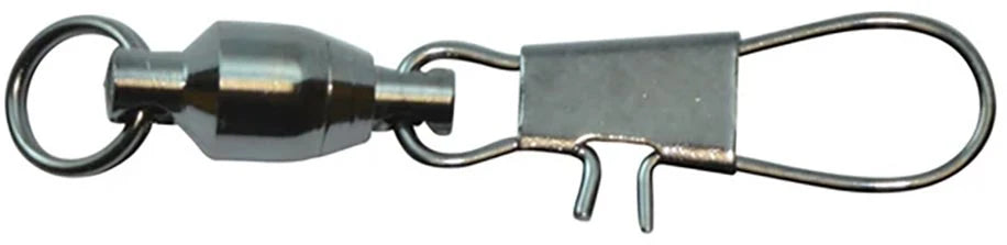 SPRO Ball Bearing Swivel w Interlock Snap Welded Ring NS Black Finish