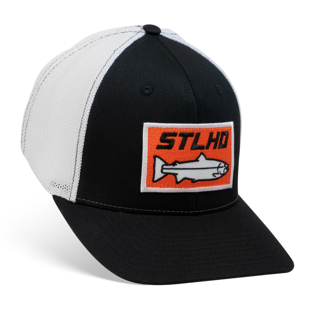 STLHD Standard Black White Flex fit Hat